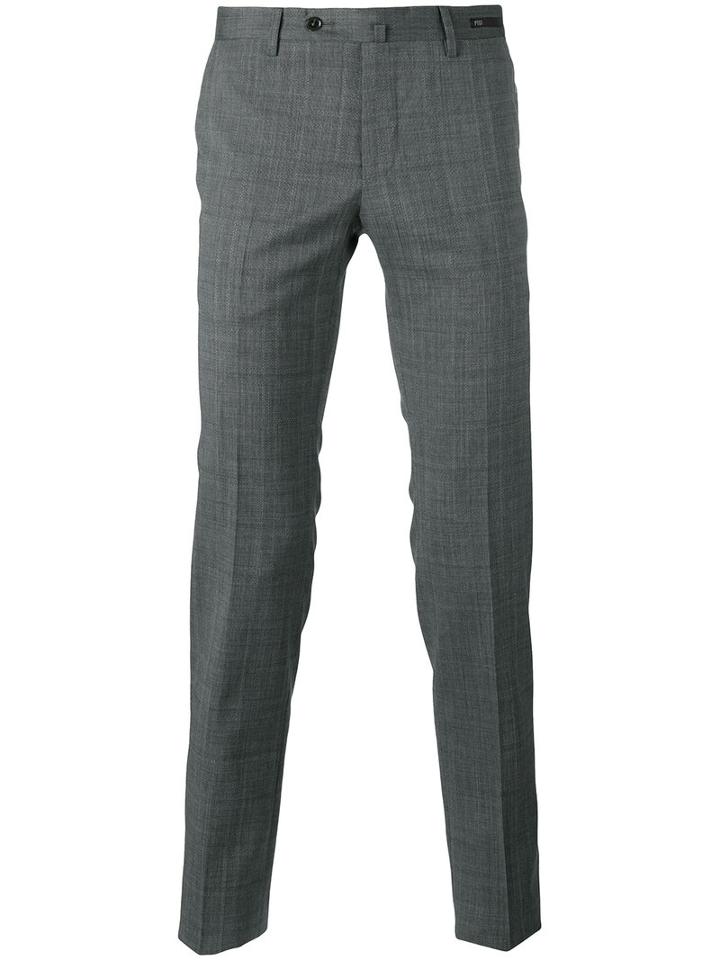 Pt01 - Slim-fit Tailored Trousers - Men - Virgin Wool - 48, Grey, Virgin Wool