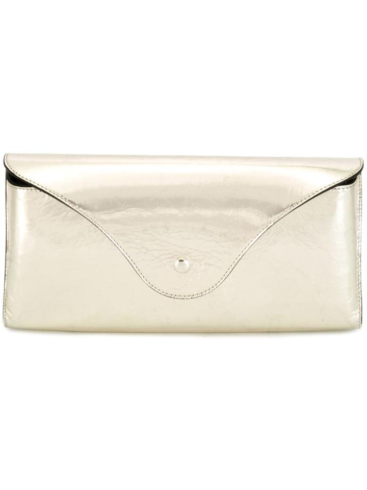 Maison Margiela Metallic (grey) Mirror Effect Clutch, Women's