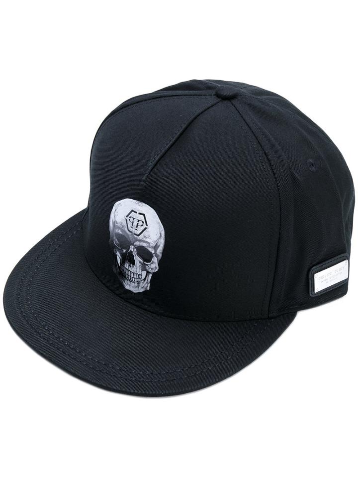 Philipp Plein - Indialantic Baseball Cap - Men - Cotton/polyester - One Size, Black, Cotton/polyester