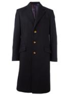 Vivienne Westwood Classic Coat, Men's, Size: 46, Blue, Polyamide/acetate/viscose/virgin Wool
