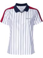 Mademe Striped Style Polo Shirt - White