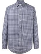 Etro Checked Shirt, Men's, Size: 44, Blue, Cotton