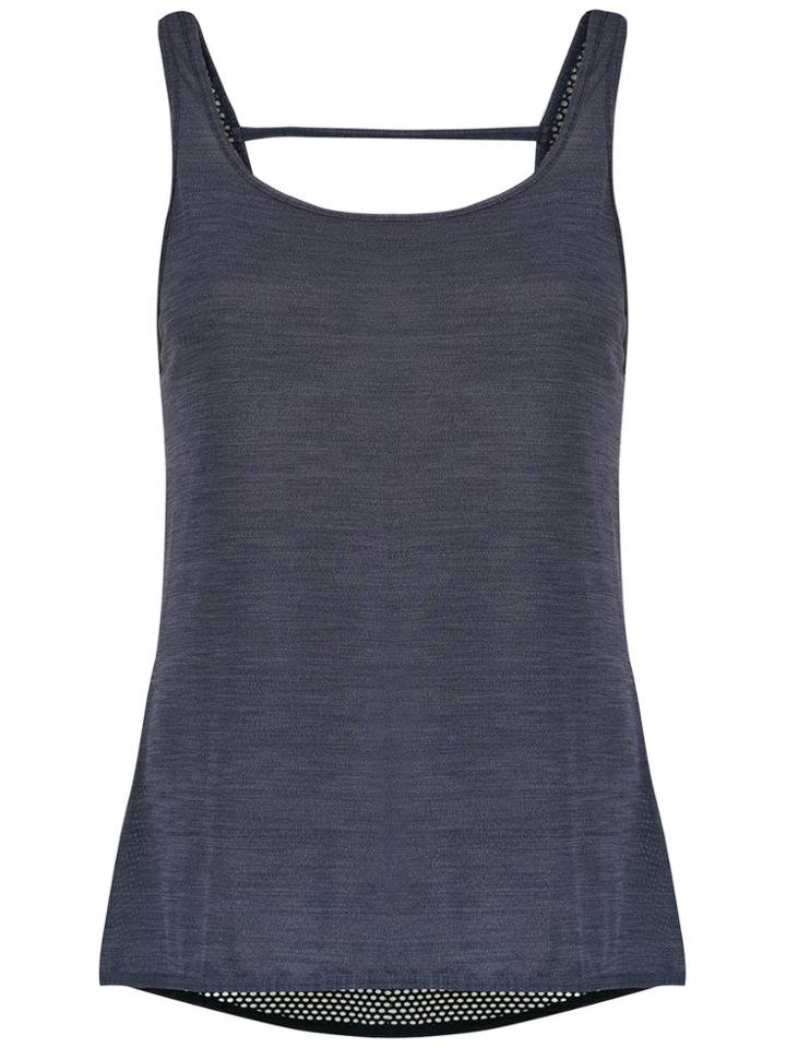 Track & Field Mesh Tank Top - Blue