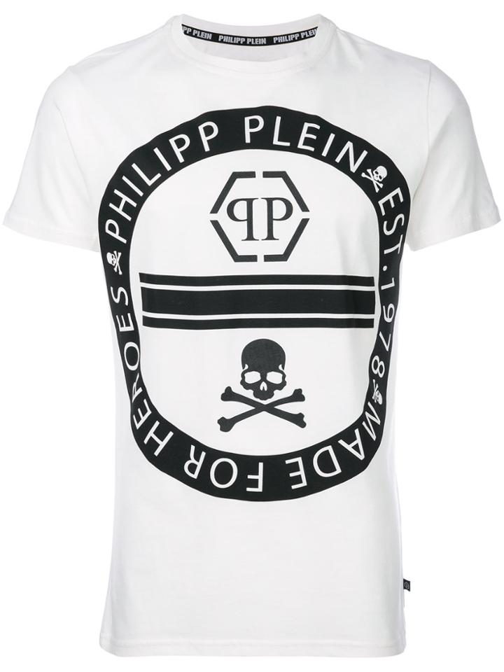 Philipp Plein Cooper Printed T-shirt - White
