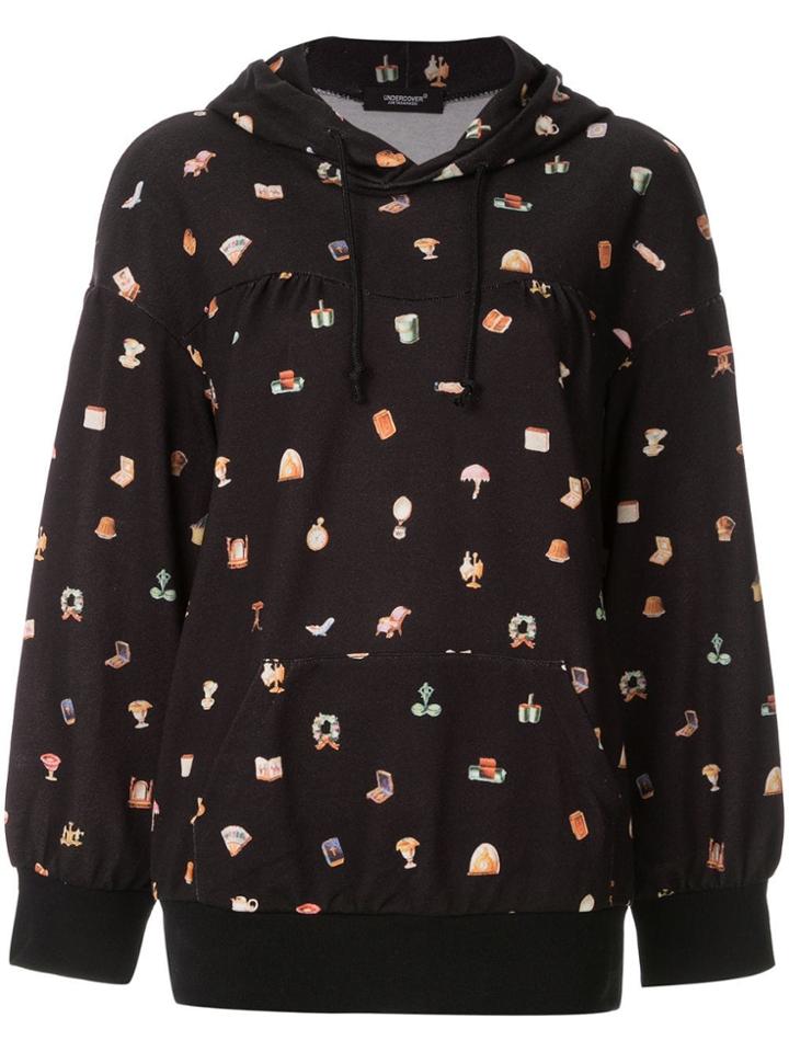 Undercover Black Graphic Hoodie