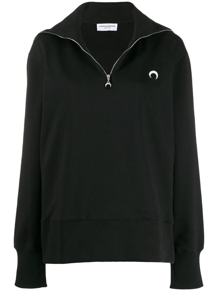 Marine Serre Radiation Print Sweater - Black