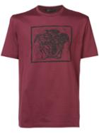 Versace - Medusa Print T-shirt - Men - Cotton - Xxl, Red, Cotton