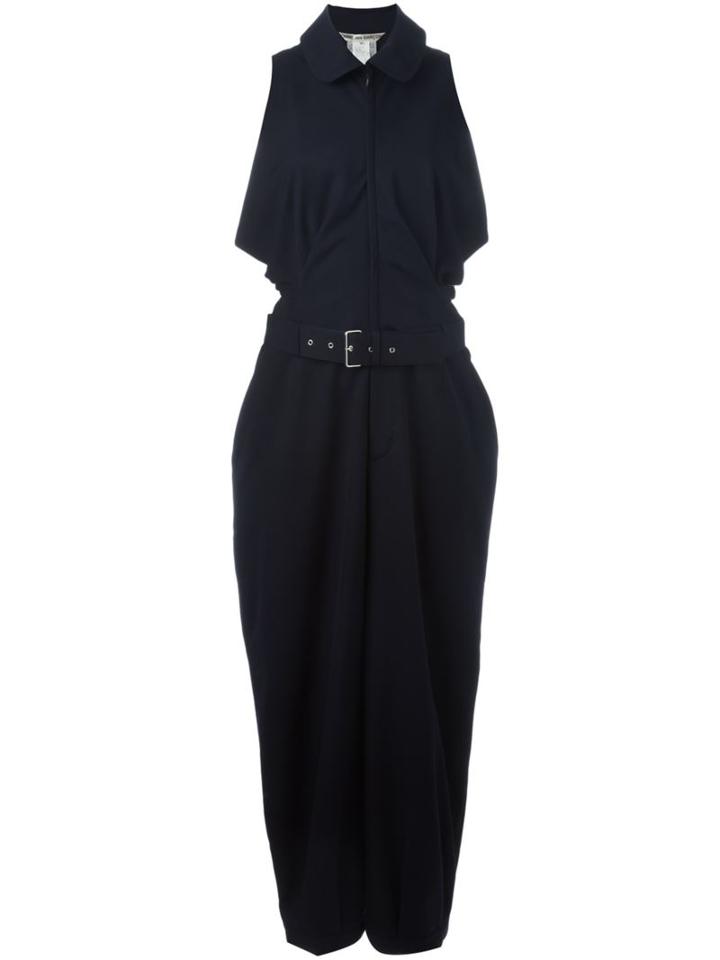 Comme Des Garçons Vintage Sleeveless Belted Jumpsuit