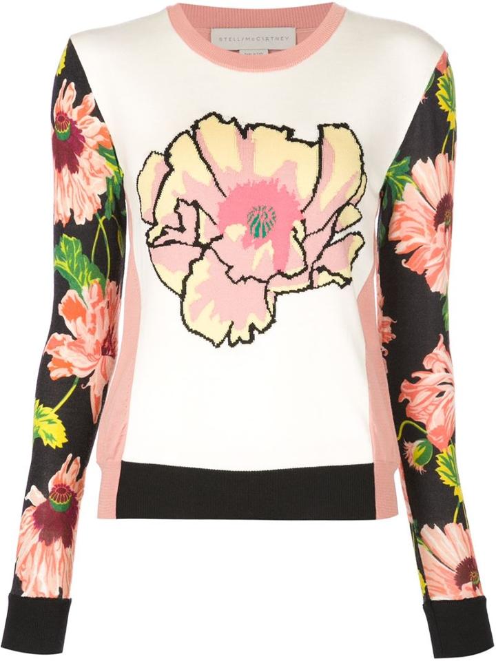 Stella Mccartney Flower Intarsia Sweater