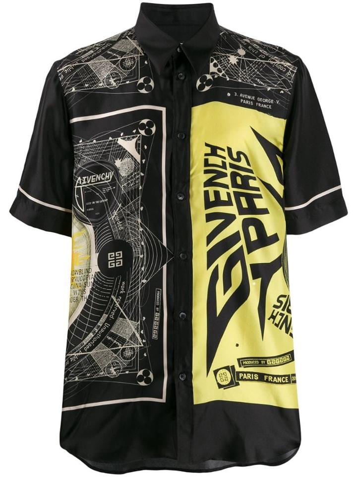 Givenchy Digital Print Shirt - Black