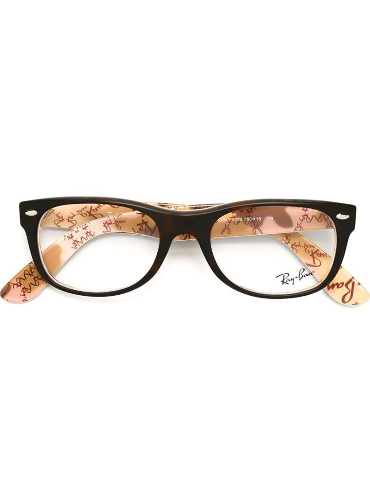 Ray Ban Monogram Print Glasses