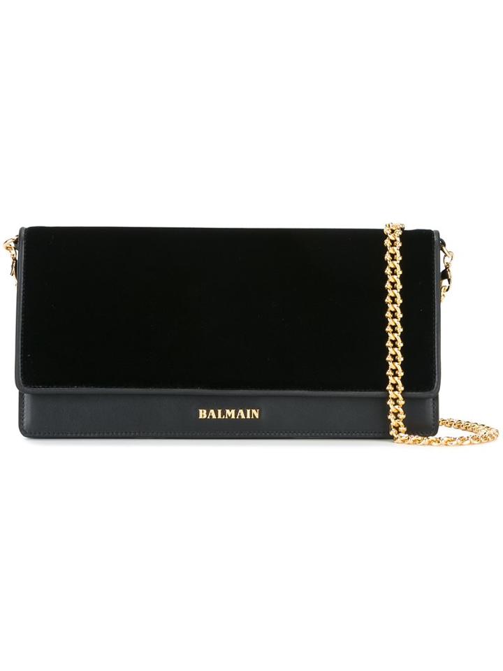 Balmain Classic Clutch, Women's, Black