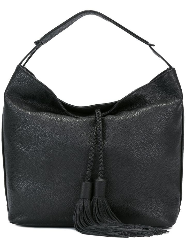 Rebecca Minkoff Tassel Detail Shoulder Bag, Women's, Black