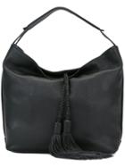 Rebecca Minkoff Tassel Detail Shoulder Bag, Women's, Black