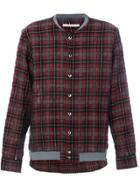 Dnl Plaid Print Shirt - Grey