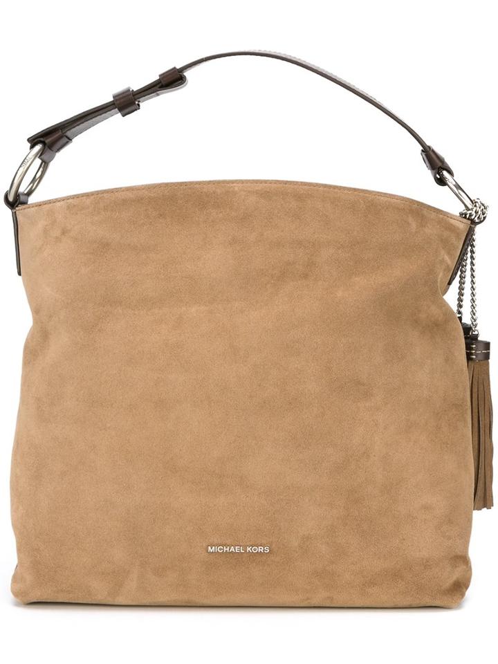 Michael Michael Kors Tassel Detail Hobo Bag, Women's, Brown