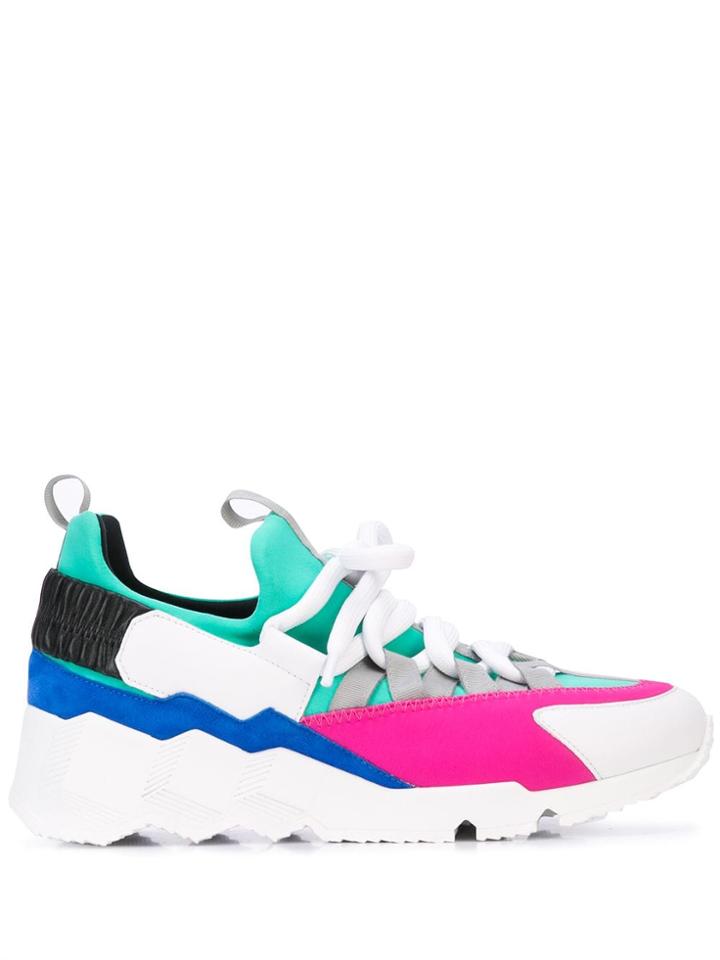 Pierre Hardy Colour-block Sneakers - White