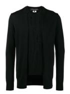Comme Des Garçons Homme Plus Double-layer Cardigan - Black