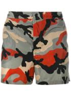 Valentino Camouflage Swim Shorts, Men's, Size: 46, Polyamide/polyester