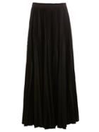 Masnada Full Length Skirt, Women's, Size: 40, Black, Polyester/spandex/elastane/viscose/wool
