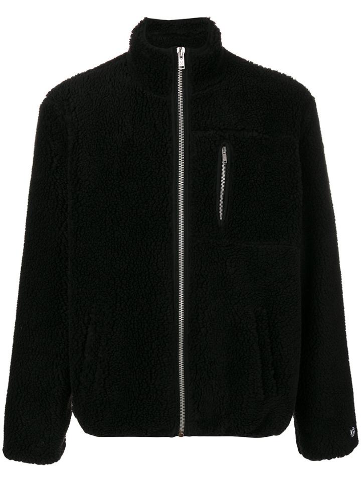 Champion X Wood Wood Fleece Bomber Jacket - Black