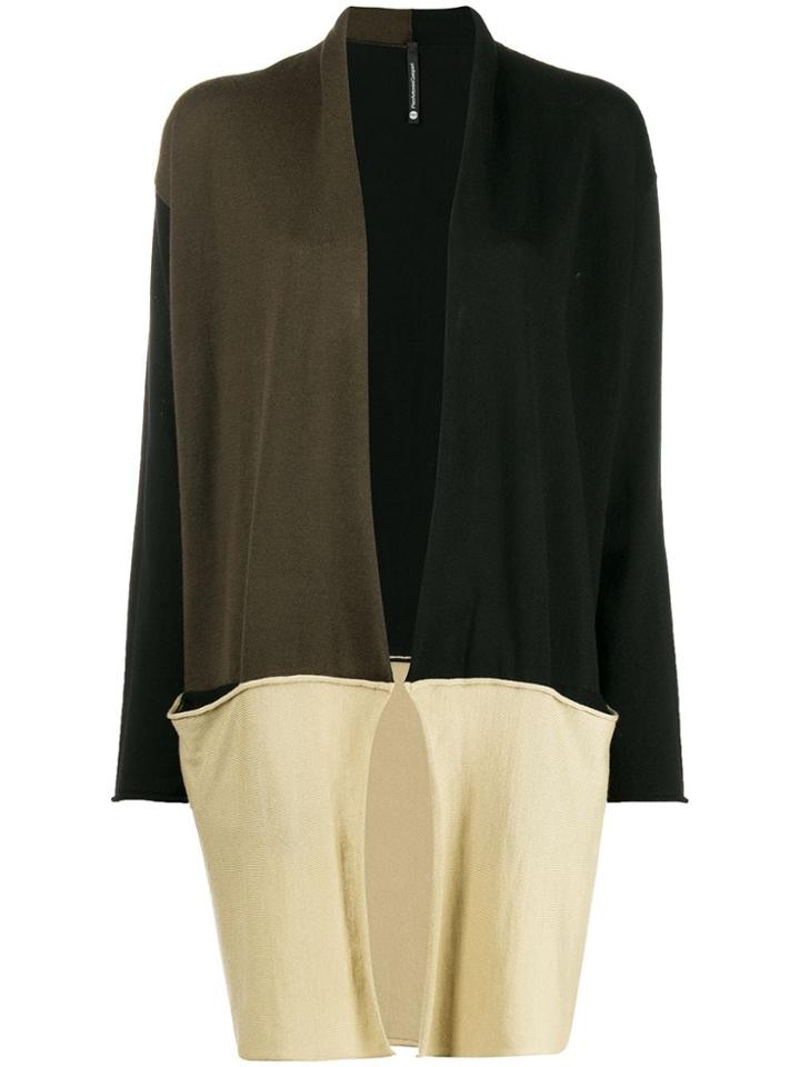 Pierantoniogaspari Contrast Knit Cardigan - Black