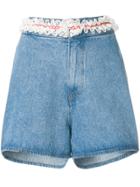 Jour/né Froufrou Denim Shorts - Blue