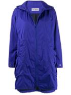 Issey Miyake Pre-owned 2000s Hooded Raincoat - Purple