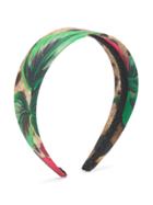 Dolce & Gabbana Kids Printed Headband - Green