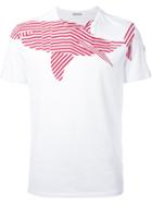Moncler Striped Shark Print T-shirt