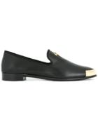 Giuseppe Zanotti Design Cornell Toe Cap Slippers - Black