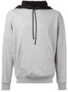 3.1 Phillip Lim Drawstring Hoodie, Men's, Size: Medium, Grey, Cotton