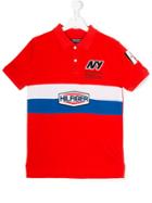 Tommy Hilfiger Junior Logo Moto Polo Shirt - Red