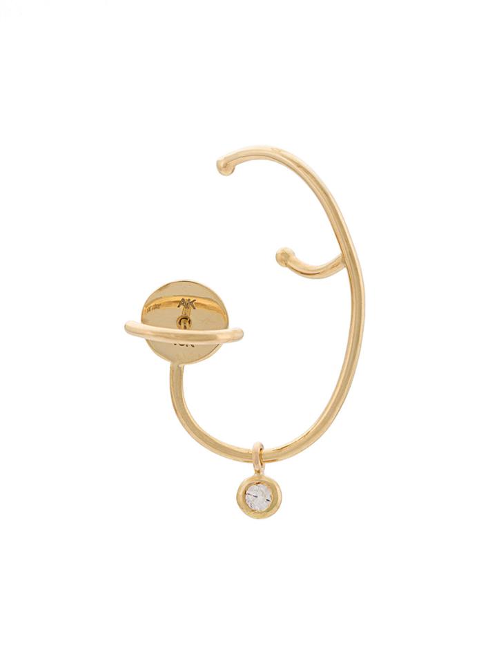 Ana Khouri Floral Cuff Earring - Metallic