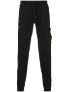 Stone Island Cargo Pocket Track Pants - Black
