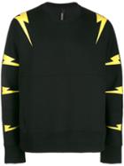 Neil Barrett Thunder Bolt Print Sweatshirt - Black