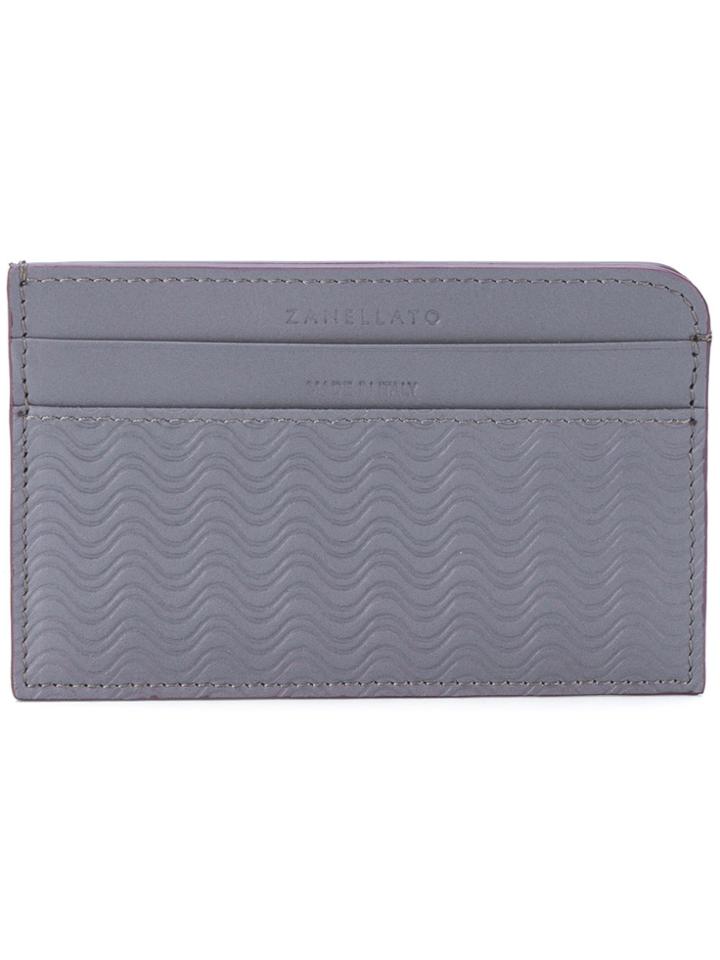 Zanellato Embossed Cardholder - Grey