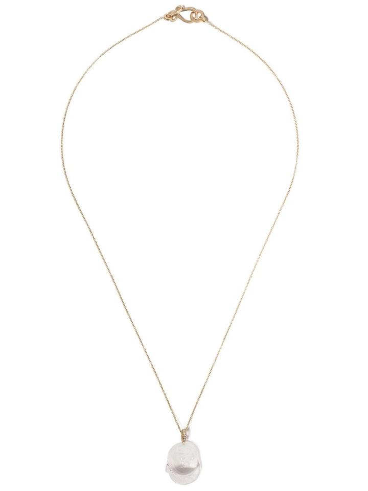Sophie Bille Brahe 14kt Yellow Gold Verre Simple Diamant Necklace