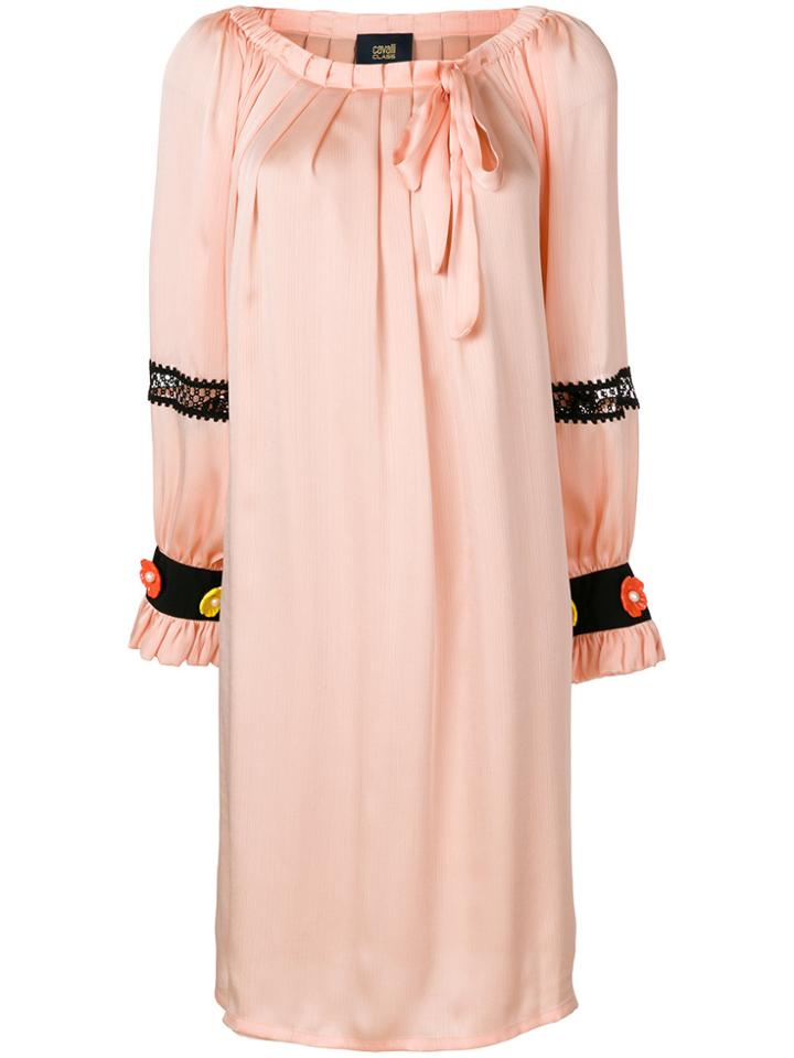 Cavalli Class Off-shoulder Dress - Nude & Neutrals