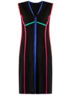 Reinaldo Lourenço - Panelled Dress - Women - Polyester - 46, Black, Polyester