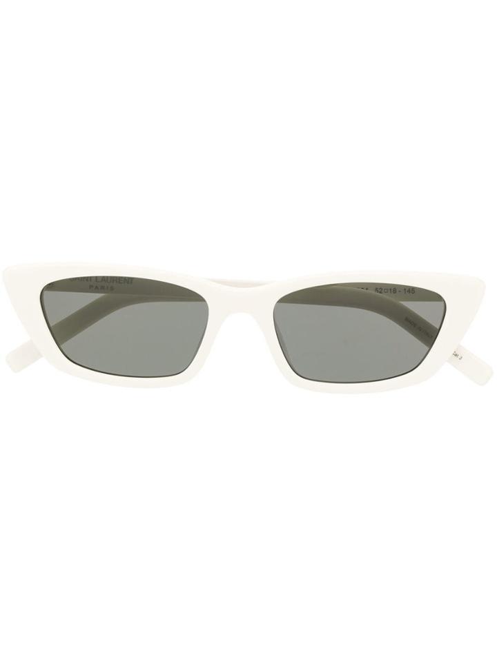 Saint Laurent Eyewear New Wave Sl Sunglasses - White