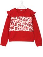 Liu Jo Kids Teen Rebel Chic Sweatshirt - Red
