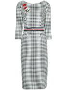 P.a.r.o.s.h. She's Bad Vichy Dress - Blue