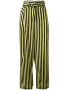 Christian Wijnants 'penny' Wide-legged Trousers, Women's, Size: 36, Black, Polyamide/acetate