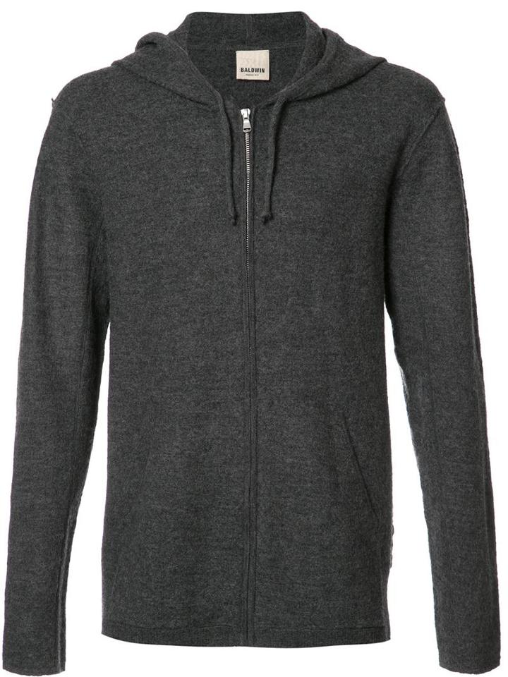 Baldwin 'ash' Zip Up Hoodie, Men's, Size: Medium, Grey, Merino