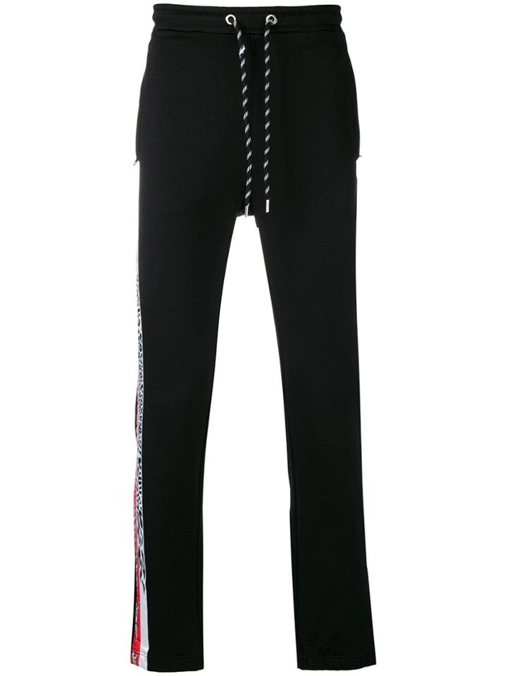 Just Cavalli Side Stripe Track Trousers - Black