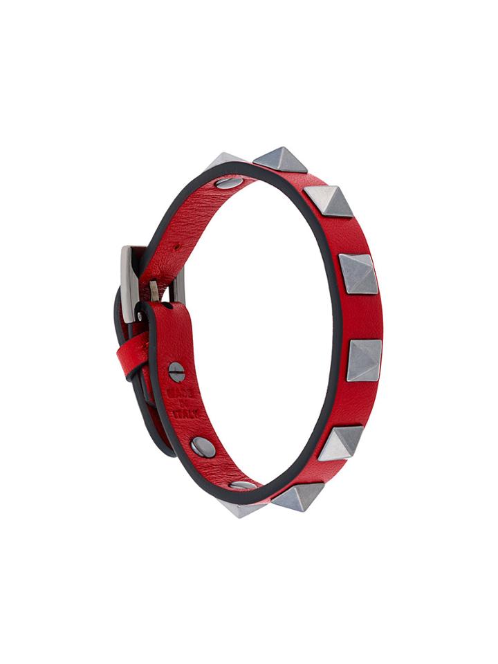 Valentino Studded Bracelet - Red