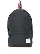 Thom Browne Unstructured Nylon Backpack - Grey