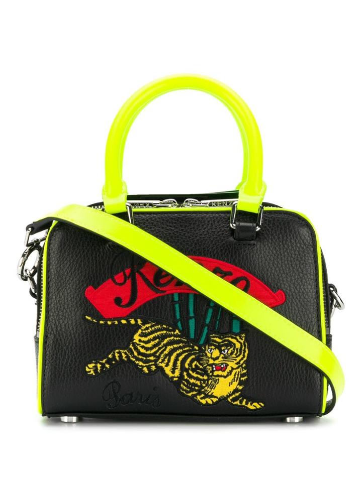Kenzo Colour-block Logo Tote - Black