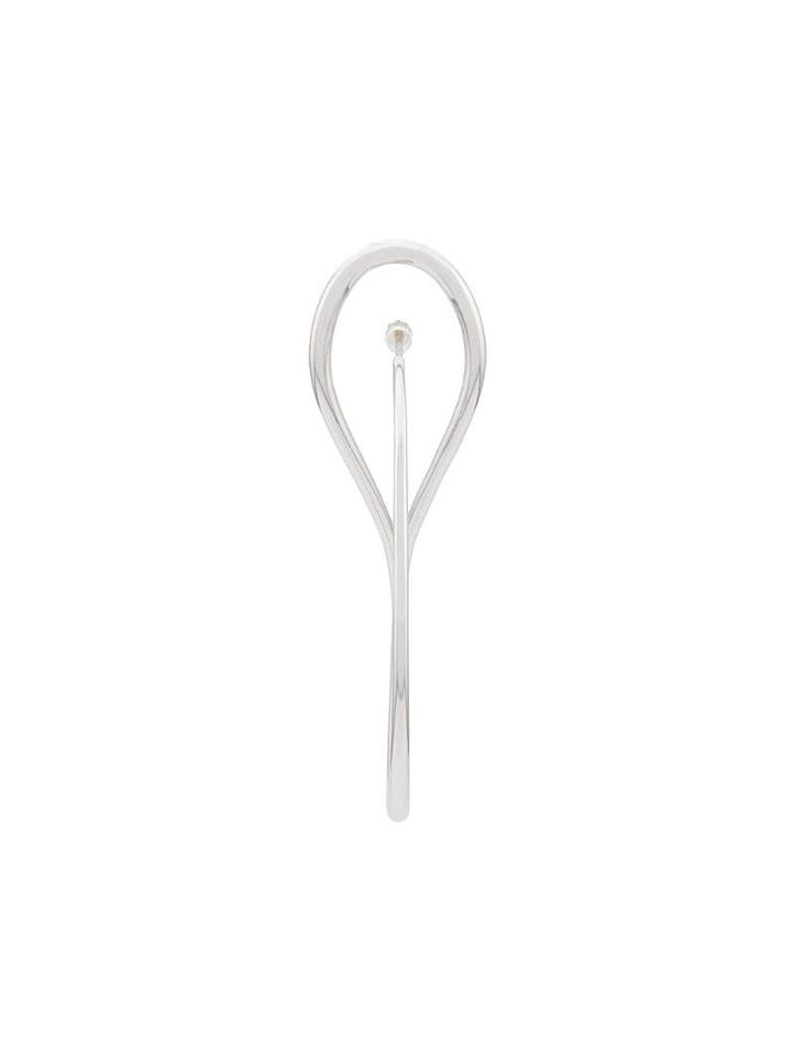 Charlotte Chesnais Single Needle Hoop Earring - Silver